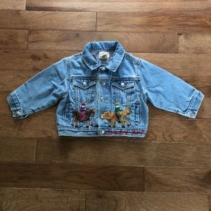 Vintage Baby Gap Embellished Denim Jacket